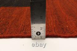 Tapis Kilim traditionnel en laine tissé à la main vintage 6'4 x 8'0