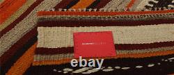 Tapis Vintage Tissé à la Main 4'10 x 9'0 Tapis Kilim en Laine Traditionnel
