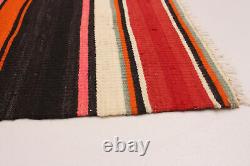 Tapis Vintage Tissé à la Main 4'8 x 8'0 Tapis Kilim Traditionnel en Laine