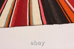 Tapis Vintage Tissé à la Main 4'8 x 8'0 Tapis Kilim Traditionnel en Laine