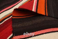 Tapis Vintage Tissé à la Main 4'8 x 8'0 Tapis Kilim Traditionnel en Laine