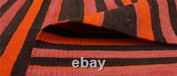 Tapis Vintage Tissé à la Main 5'11 x 10'3 Tapis Kilim Traditionnel en Laine