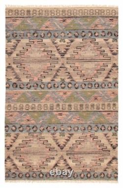 Tapis d’aire vintage tissé à la main 5'3 x 8'1 tapis oriental traditionnel en laine