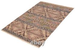 Tapis d’aire vintage tissé à la main 5'3 x 8'1 tapis oriental traditionnel en laine