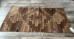 Tapis de tissage indien zapote unique en son genre de la vallée d'Oaxaca au Mexique