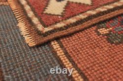 Tapis de zone noué à la main vintage 5'5 x 7'10 tapis en laine traditionnel