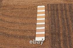 Tapis en laine kilim traditionnel tissé à la main vintage 4'7 x 6'6