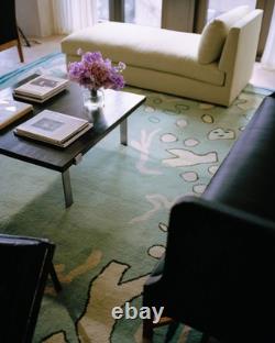 Tapis en laine tuftée Nordic Knots Giverny Green, collaboration de designer Eagle Hodges