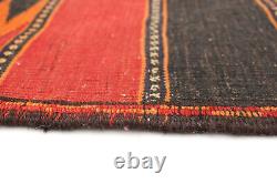 Tapis kilim vintage 5'2 x 10'8 en laine traditionnelle tissée à la main