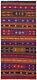 Tapis Kilim Vintage 5'6 X 11'11 En Laine Traditionnelle Tissée à La Main