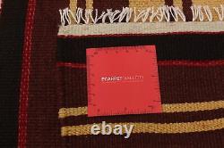 Tapis tissé à la main vintage 5'4 x 7'5 Tapis kilim traditionnel en laine