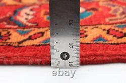 Tapis traditionnel à bordure nouée à la main 4'7 x 10'6 Tapis en laine