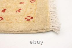 Tapis traditionnel à bordure nouée à la main 4'8 x 6'7 Tapis en laine