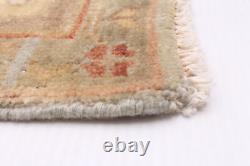 Tapis traditionnel à bordure nouée à la main 6'0 x 8'10 Tapis en laine
