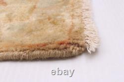 Tapis traditionnel à bordures nouées à la main 6'2 x 8'8 Tapis en laine