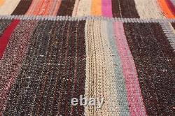 Tapis traditionnel en laine fait à la main vintage 5'6 x 7'9