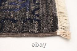 Tapis traditionnel noué à la main 4'0 x 6'2 en laine