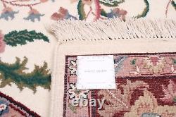 Tapis traditionnel noué à la main avec bordure 5'9 x 9'2 en laine rug area
