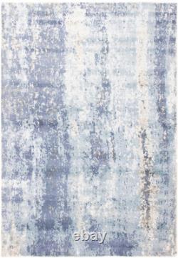 Tapis traditionnel tissé à la main 5'3 x 7'7 en viscose