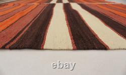 Tapis vintage en laine tissé à la main 5'11 x 11'3 Tapis kilim traditionnel