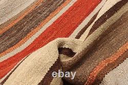 Tapis vintage tissé à la main 2'3 x 10'7 Tapis traditionnel en laine Kilim