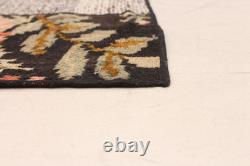 Tapis vintage tissé à la main 2'7 x 7'4 Tapis kilim traditionnel en laine