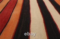 Tapis vintage tissé à la main 5'4 x 11'0 tapis kilim traditionnel en laine