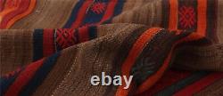 Tapis vintage tissé à la main 5'4 x 8'0 Tapis kilim traditionnel en laine
