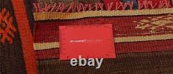 Tapis vintage tissé à la main 5'4 x 8'0 Tapis kilim traditionnel en laine