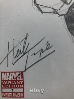 Titre en français: Herb Trimpe Original Wolverine #1 OOAK Couverture Unique en Son Genre Commandée Signée