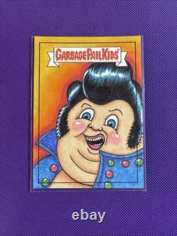 Topps 40e anniversaire GPK croquis unique de BIG ADAM
