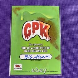 Topps 40e anniversaire GPK croquis unique de BIG ADAM