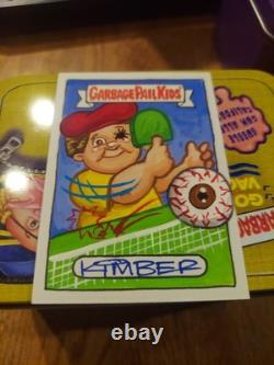 Topps Garbage Pail Kids 2024 Kimber Landart Carte de Dessin Unique