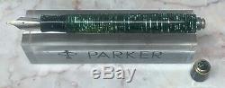Très Rare Parker One Of A Kind Vacumatic 1935 Standard Fountain Pen Emeraude De Nice