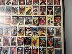 Très Rare-l'un D'un Genre-garbage Pale Kids Framed-original 80s Carte