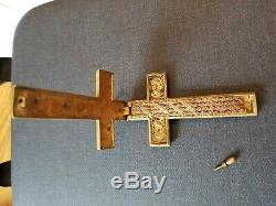 Très Vieux, L'un D'une Sorte, Crucifix Religieux Antique
