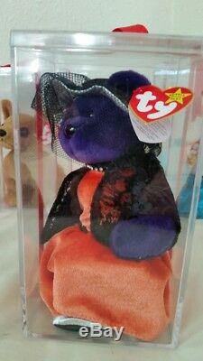 Ty Beanie Babies Princesse Diana Bear En Tenue Glamour. Unique En Son Genre