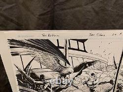 Tyler Kirkham Original Art Adolescents Titans #29 Pages 18-19 Splash Page Un D'un Genre