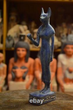 UNE RARE ESPÈCE Antiquités Égyptiennes Anciennes Statue de Bastet Déesse de l'Amour Av. J.-C.