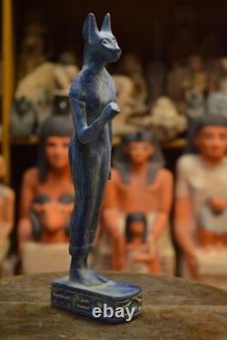 UNE RARE ESPÈCE Antiquités Égyptiennes Anciennes Statue de Bastet Déesse de l'Amour Av. J.-C.