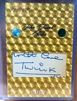 UNIQUE 2024 SOUVENIR #1/1 JOHN TWINK ALDER AUTOGRAPHE DUAL GEM CUT