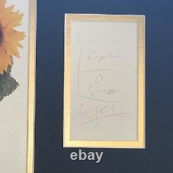 UNIQUE ! Andy Warhol Signé Authentique avec Boîte de Soupe / COA