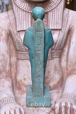 UNIQUE Antiquité Ancienne Statue Lourde Pharaonique du Dieu Ptah des Artisans Av. J.-C.