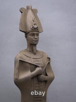 UNIQUE Antiquités Égyptiennes de la Statue du Dieu Osiris, Dieu de la Fertilité avant J.-C.