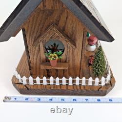 UNIQUE Crate de Vin Européen Ancien Cottage Cabine Hivernale Diorama Éclairé