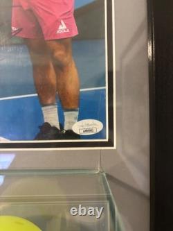 UNIQUE EN SON GENRE Photo signée de Ben Johns et Anna Leigh Waters et balles de pickleball