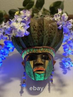 UNIQUE EN SON GENRE ! Présentoir Tiki ETB GG Uh-Oa UhOa de Trader Sam’s, pas de mug, calamar de lave