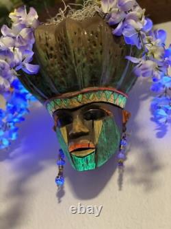 UNIQUE EN SON GENRE ! Présentoir Tiki ETB GG Uh-Oa UhOa de Trader Sam’s, pas de mug, calamar de lave