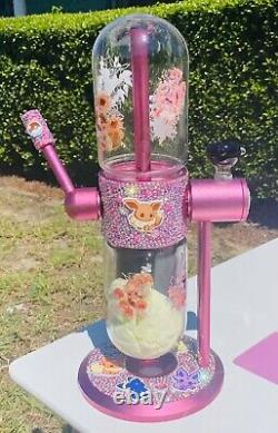 UNIQUE. Infuseur de gravité personnalisé décoré sur le thème rose d'Eeveelution