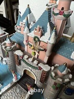 UNIQUE Rare Disney Princess Christmas Village Castle dept 56